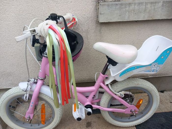 Kids unicorn bike size 14 inch wheels