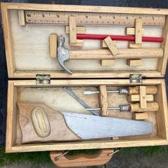 Vintage style Autodesk kids woodworking tool set