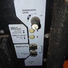 Yorkville Powered Bass bins