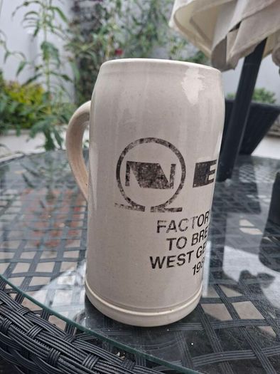 Vintage 1986 German Promotional 1L Beer Mug