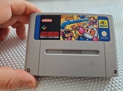 Super Bomberman Snes Super Nintendo Arcade Retro Games Original