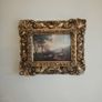 Enter a catchy titleAntique 19th Century Pastoral Oil Landscape, Signed A. Nasmyth (Ornate Gilt Frame) Image 2