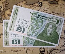 1 Pound B Series Sequential Pair 16/02/07 Queen Medb IRISH NOTE