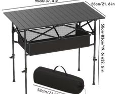 Folding camping table. Brand new. 95x55cm