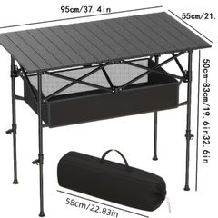 Folding camping table. Brand new. 95x55cm