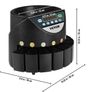 Euro Coin Counter Sorter 500-1000 Coins Electronic Automatic EUR Coin Counting Machine 300 Coins Per Minute with 8 Coin Drawers for School Shop Bank Image 7