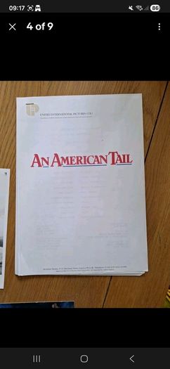 1986 An American Tail Press Kit
