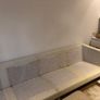 IKEA Landskrona two beige leather three-seat sofas Image 8