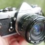 Olympus OM-1 MD 35mm SLR Film Camera & Sigma 2.8 28mm (works well) Image 2