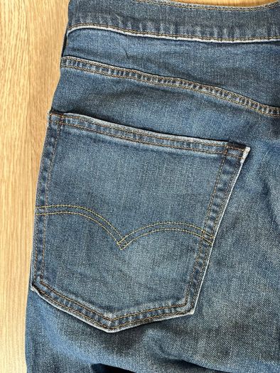 Levis 502 Jeans Mens Blue W38 L34 Premium Big E