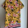 dress women , elegant occasional celebrations dress womens short sleeved yellow Image 6