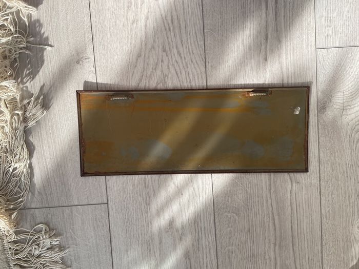 Vintage French Metal Sign (3 Friends )