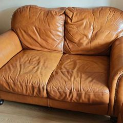 leather sofa