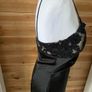 black dress tailor handmade satin occasion size 10 brand new Image 4
