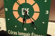 CIE Heuston station novelty wall clock, Irish memorabilia clock