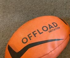 American Football Ball Offload Initiation Good Condition