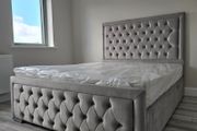 New Double &amp; King Size Bed Frame With Mattress Opt