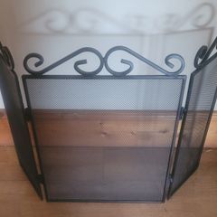 Cast Iron 3 Panel Fire Guard