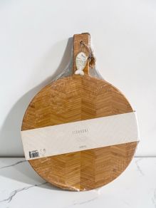 New Gusta "Fishbone" Wooden Serving & Charcuterie Board