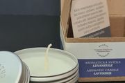 Lavender Aromatherapy Candle, Relaxing Natural Scent, New
