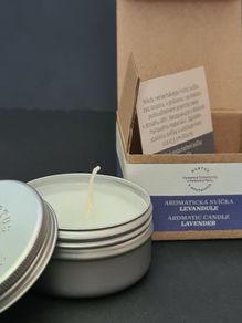 Lavender Aromatherapy Candle, Relaxing Natural Scent, New