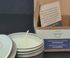 Lavender Aromatherapy Candle, Relaxing Natural Scent, New