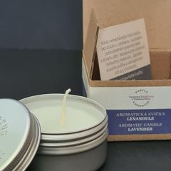 Lavender Aromatherapy Candle, Relaxing Natural Scent, New