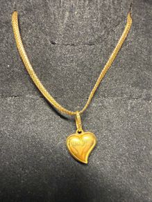 Heart Necklace 18k Gold