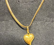 Heart Necklace 18k Gold