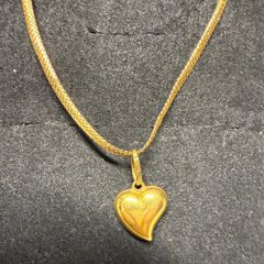 Heart Necklace 18k Gold