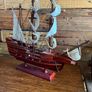 Vintage Mayflower Pilgrim Ship Model Image 5