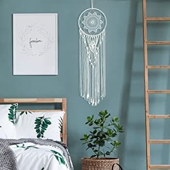 Dream Catcher, Woven Macrame Wall Hanging Boho Wall Decor Handmade Large Dreamcatcher Ornament Craft Gift (FREE POSTAGE)