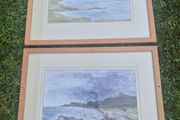 Pair of watercolours of Achill island,can be bought separately.