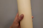 Ivory pilar candle 530g