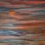 Sunset Orange Acrylic Landscape 50x90cm canvas Image 6