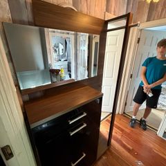 storage with mirror