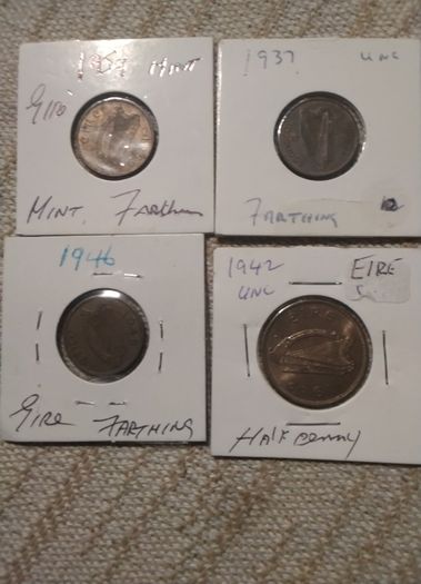Four Eire   Coins