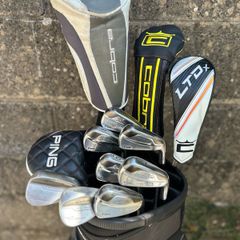 Full set of golf clubs