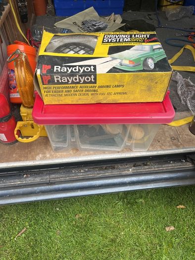 Never used in original box spot lamps. Raydyot