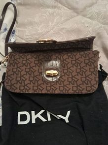 DKNY brown handbag