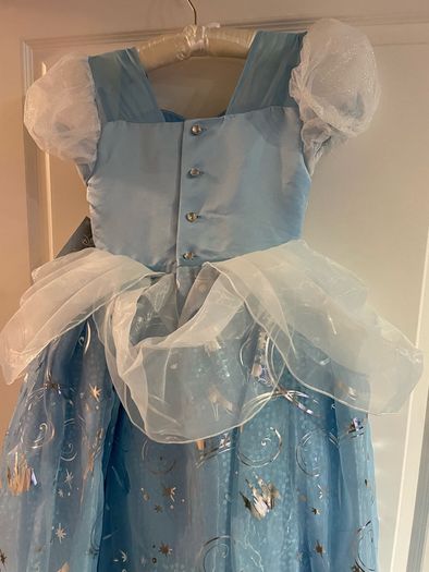 Cinderella Costume dress deluxe Disney 7/8y