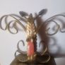 Vintage Brass Butterfly  Hourglass Image 4