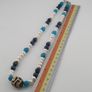 Authentic Fresh Water Pearls & Gemstone Beads With Himalayan Tibetan Dzi Pendant Necklace Image 3