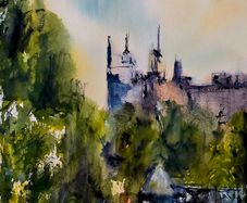 Kilkenny castle watercolour