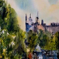 Kilkenny castle watercolour