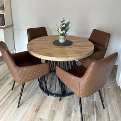 x4  New Becky genuine leather chairs