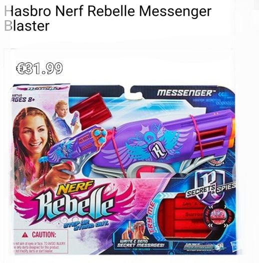 Nerf Rebelle messenger (605) 1
