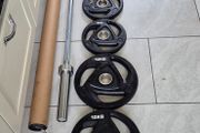 brand new olympic weight lifting set C