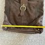 Chocolate Brown Suede and Leather Handbag Image 8