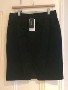 Brand New Savida Wool Mix Skirt With Bow Detail: Size 8-10